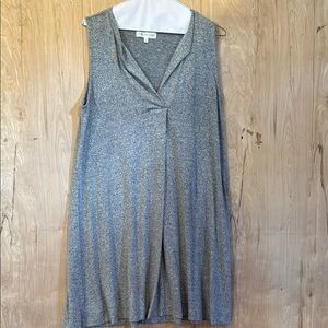 Lou & Grey Gray Sleeveless Dress